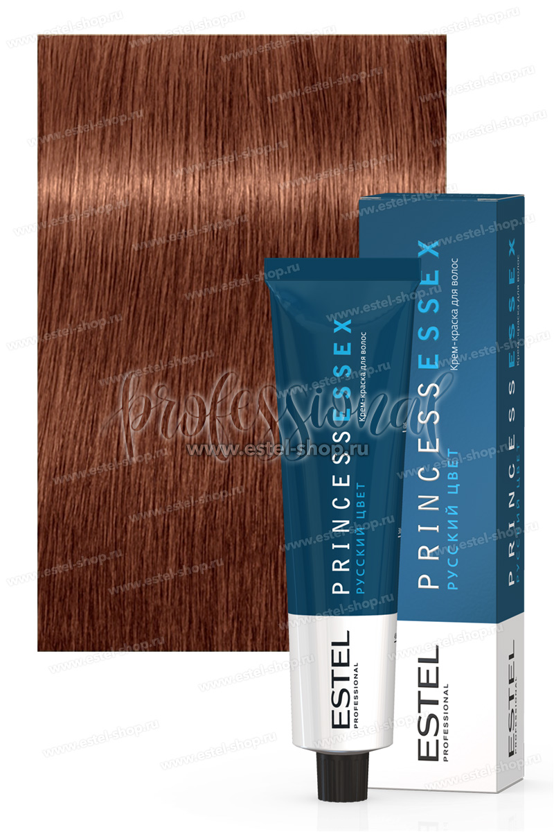 Estel Princess Essex 7/75 Средне-русый коричнево-красный (Светлый палисандр) Краска для волос 60 мл.