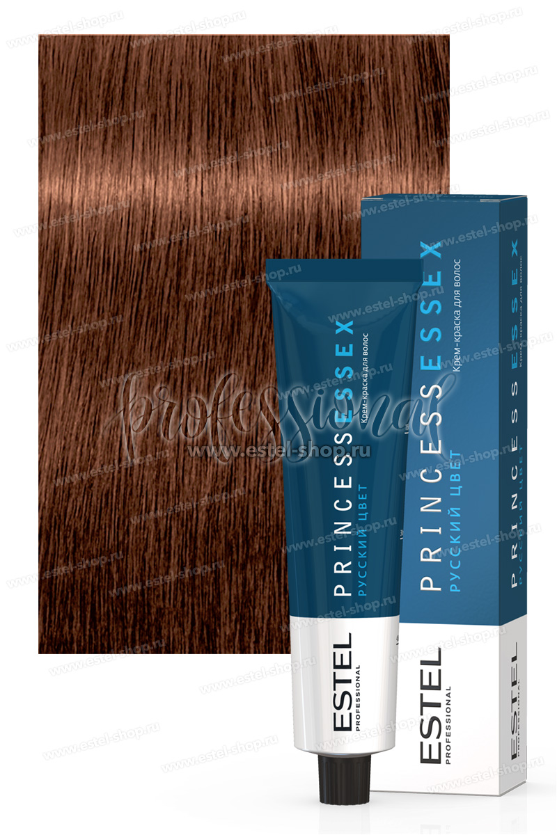 Estel Princess Essex 6/75 Темно-русый коричнево-красный (Палисандр) Краска для волос 60 мл.