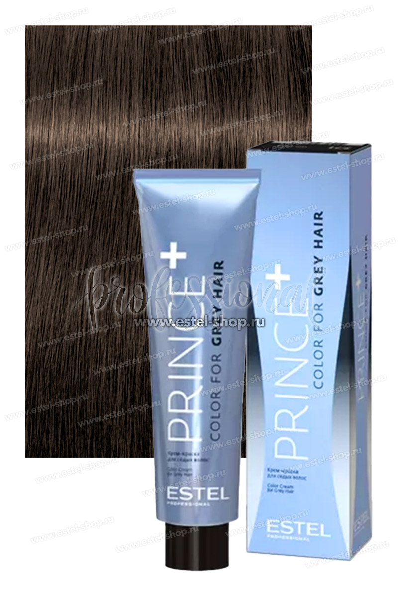 Estel Prince + 5/71 Светлый шатен коричнево-пепельный Крем-краска для ...