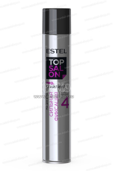 Estel Top Salon Pro.Стайлинг Лак для волос сильной фиксации 4 300 мл.