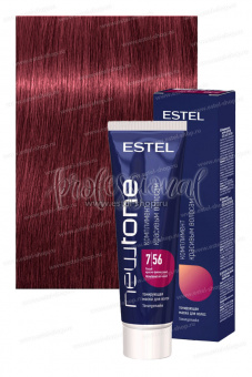Estel NewTone 7/56 Русый красно-фиолетовый Тонирующая маска для волос 60 мл.